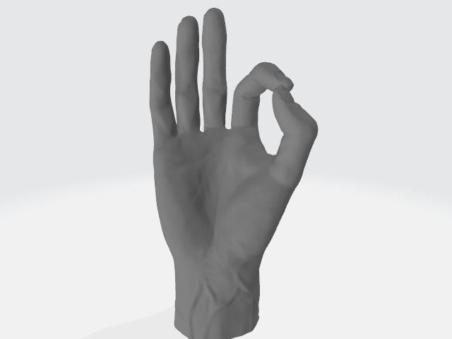 hand figures set 3D print model_5