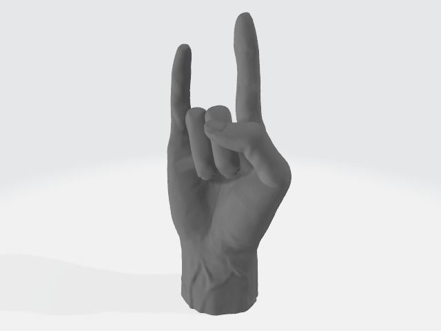 hand figures set 3D print model_3