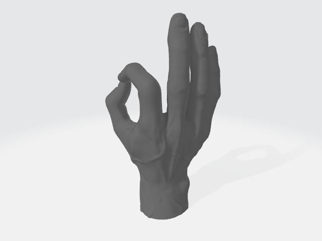 hand figures set 3D print model_4