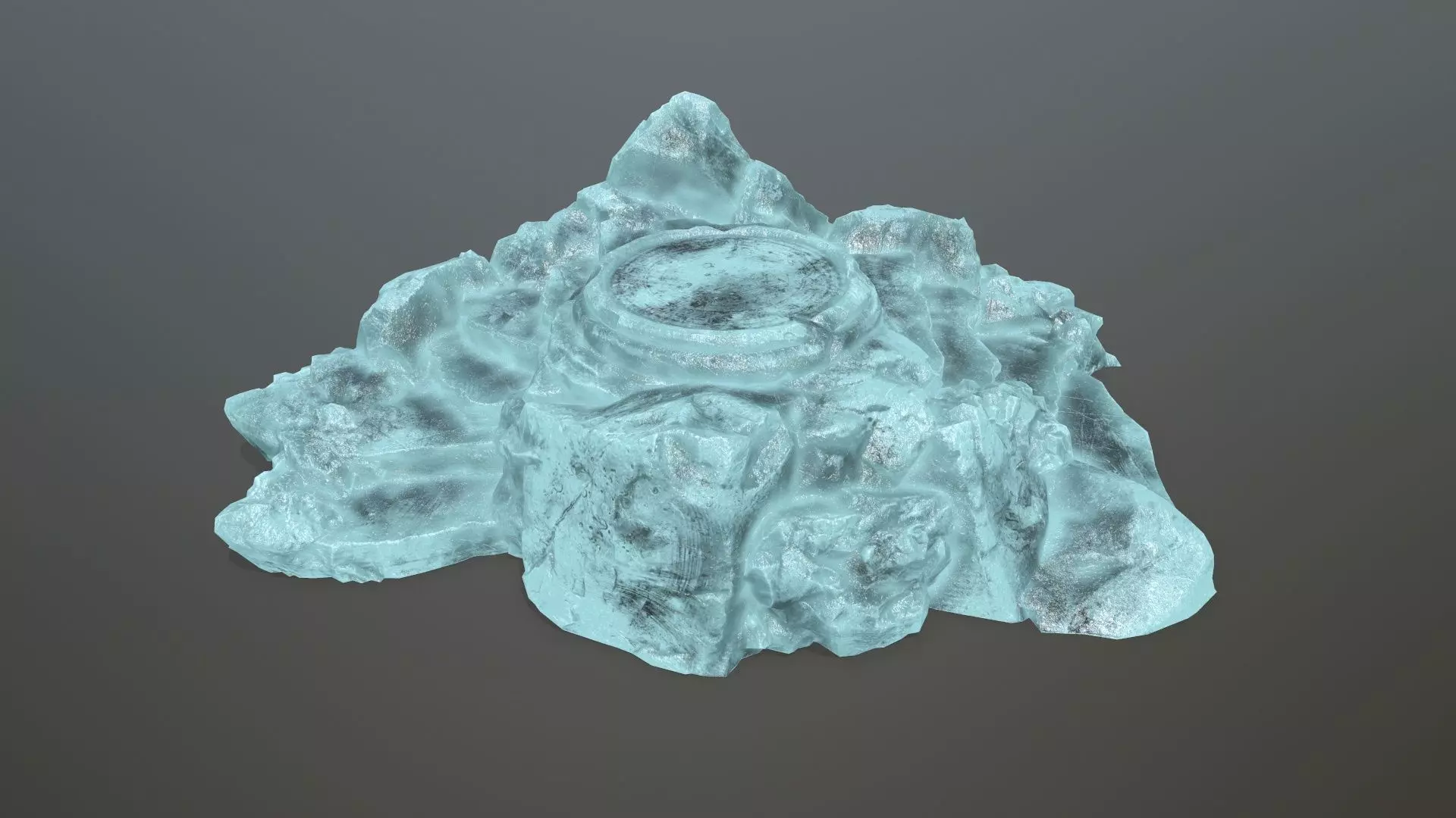 Ladder Ruin Low-poly 3D model_0