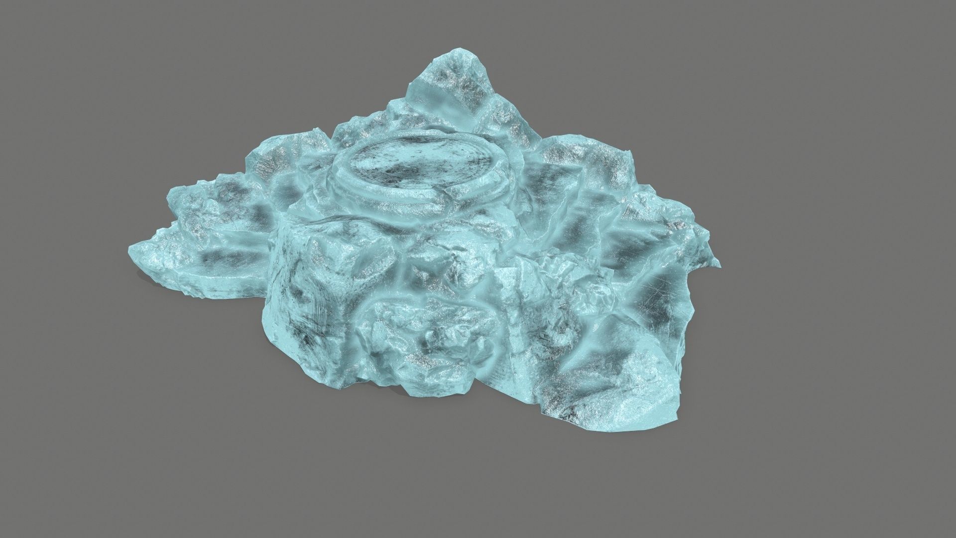 Ladder Ruin Low-poly 3D model_8