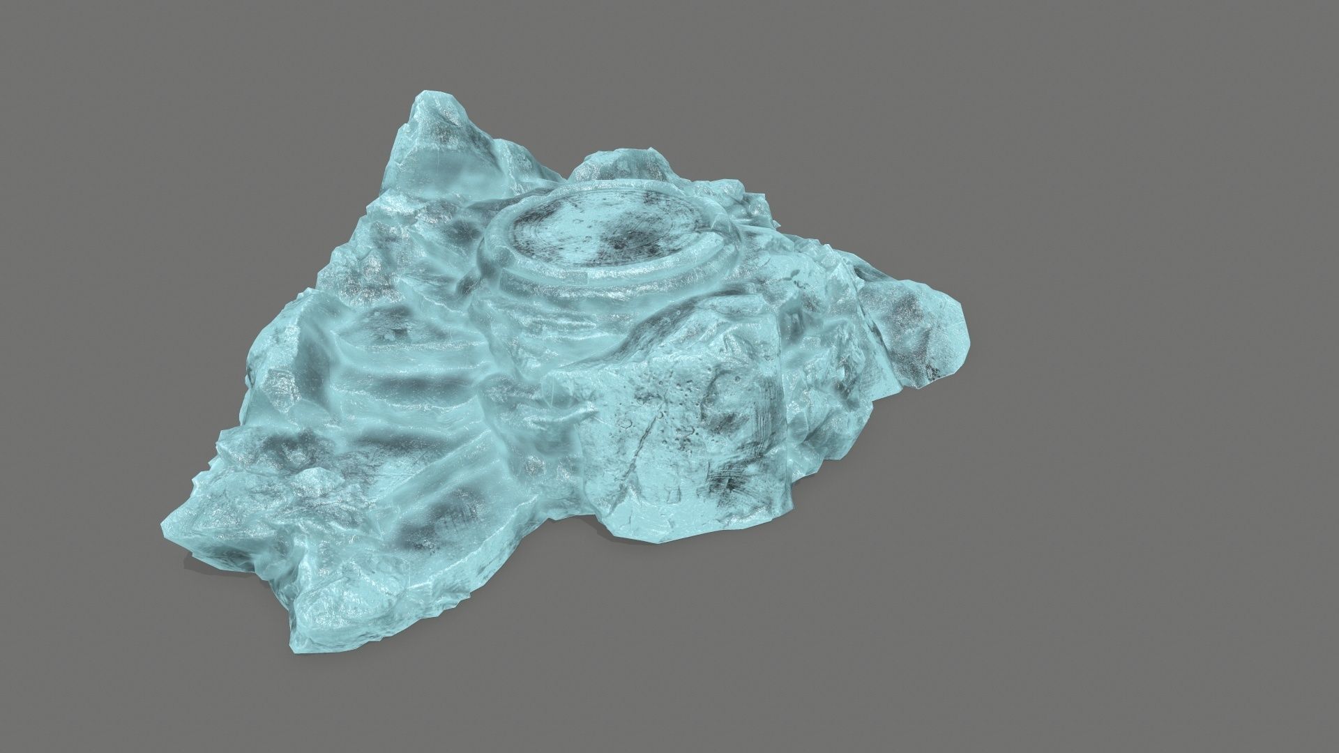 Ladder Ruin Low-poly 3D model_7