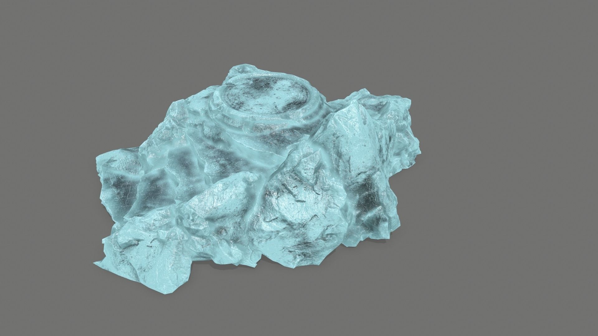 Ladder Ruin Low-poly 3D model_4