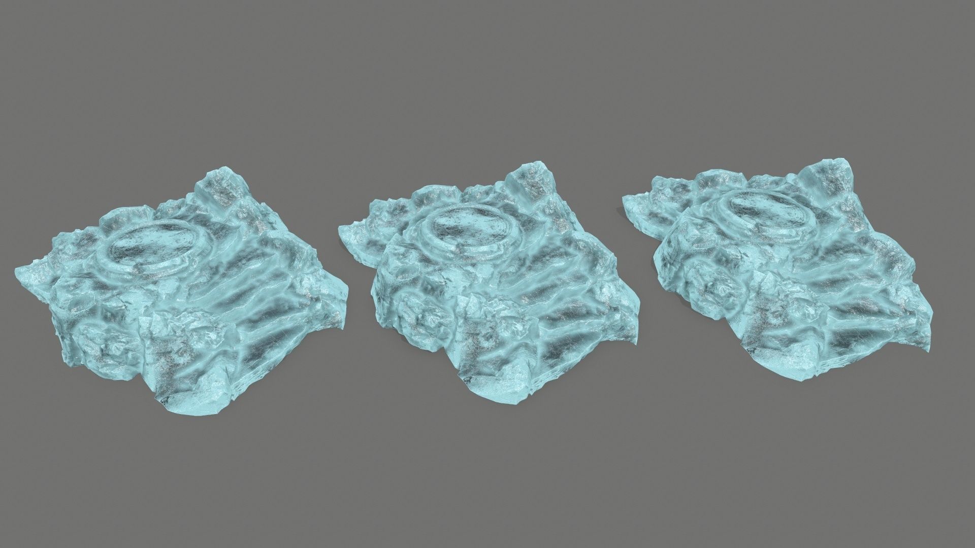 Ladder Ruin Low-poly 3D model_15