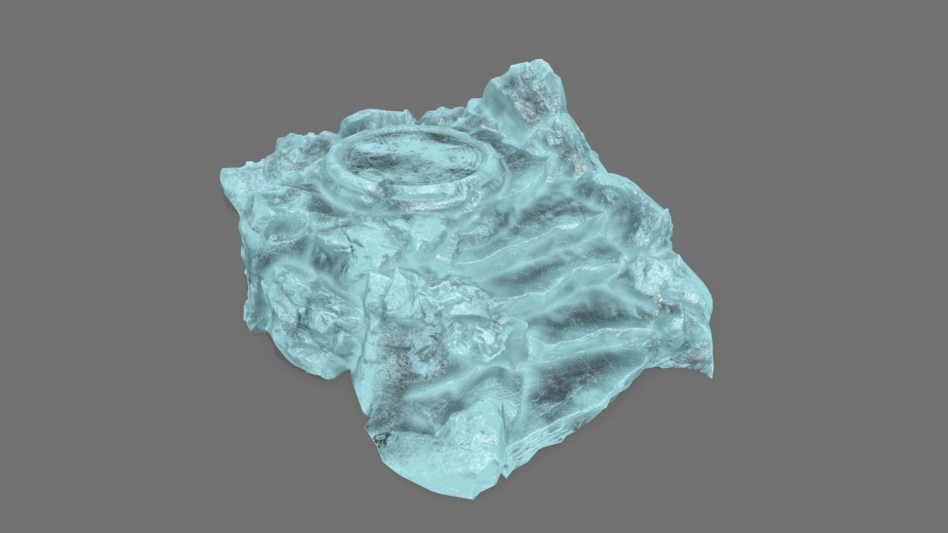 Ladder Ruin Low-poly 3D model_2