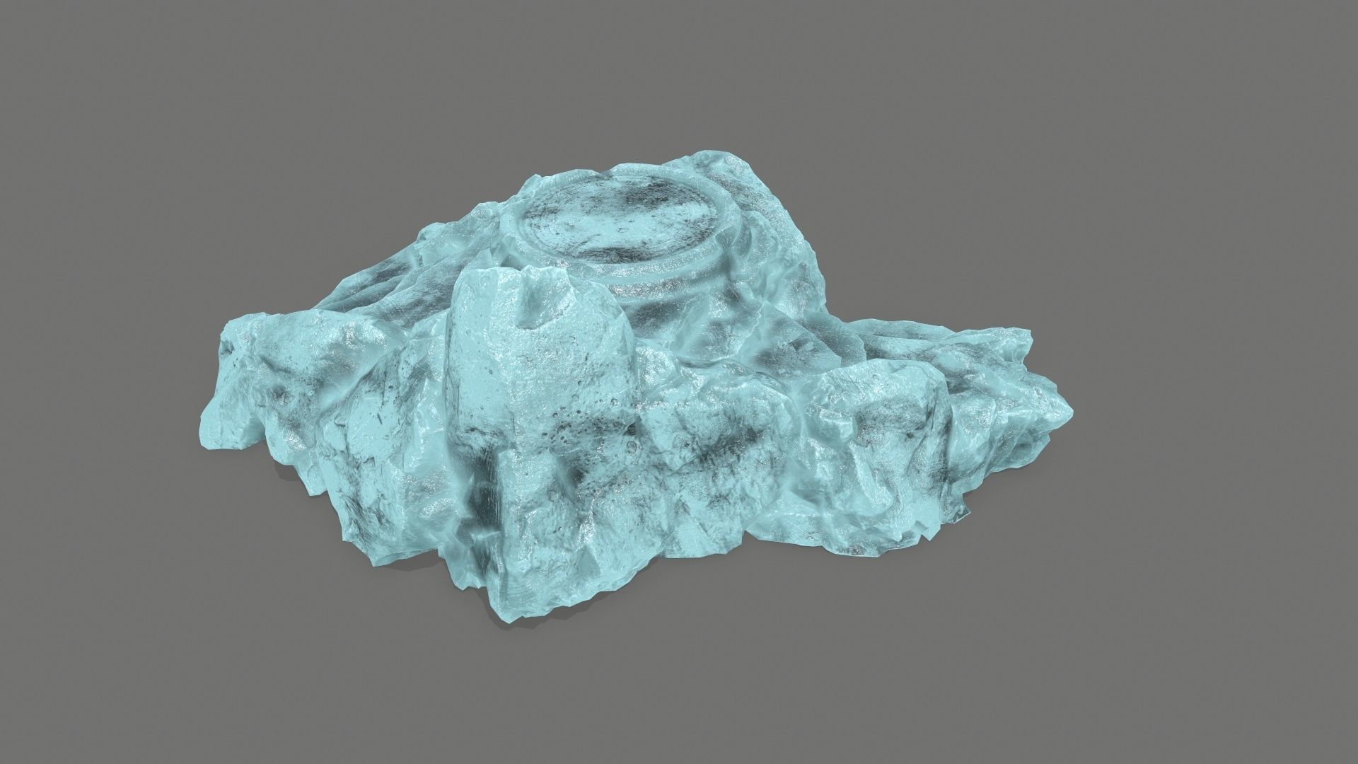 Ladder Ruin Low-poly 3D model_5