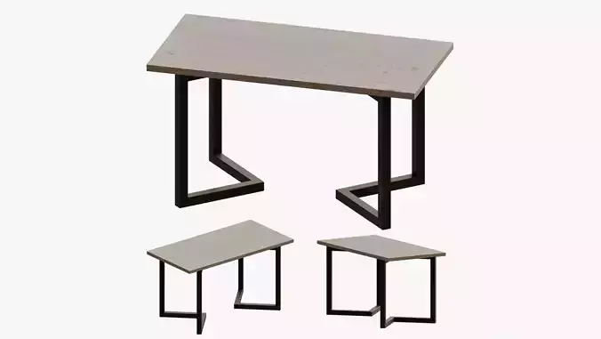 Echo dining table 138 cm Loft design