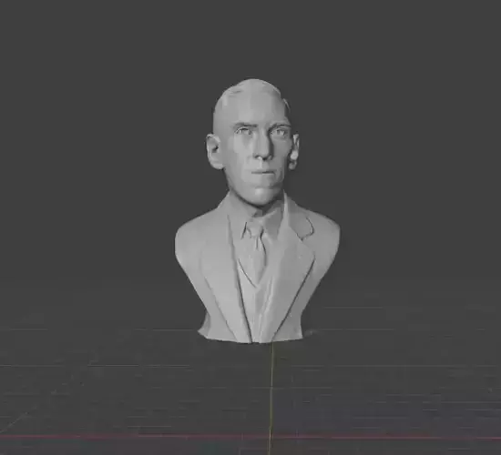 Howard Phillips Lovecraft 3D print model