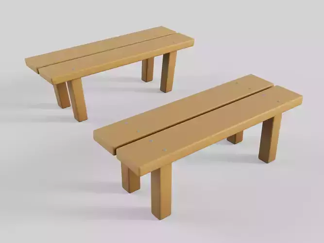 Cartoon Bench 1