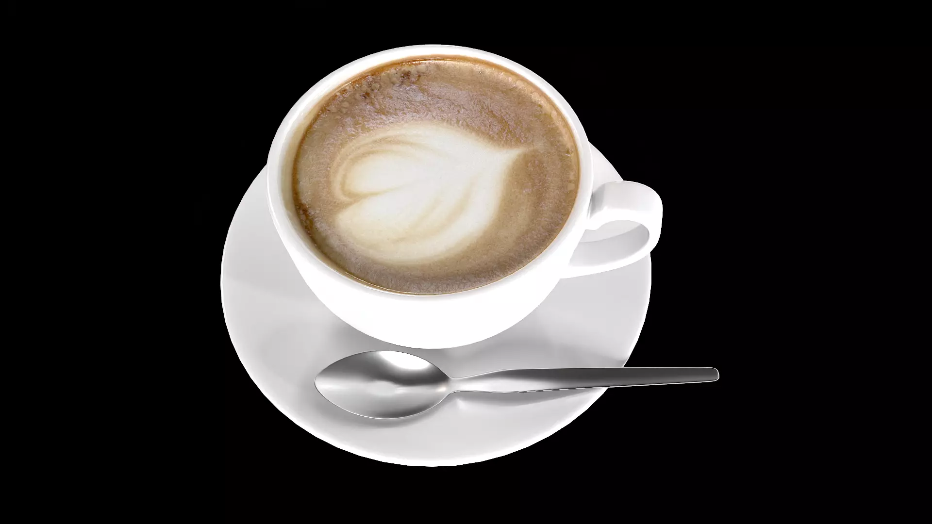 Coffee cup Low-poly 3D model_0