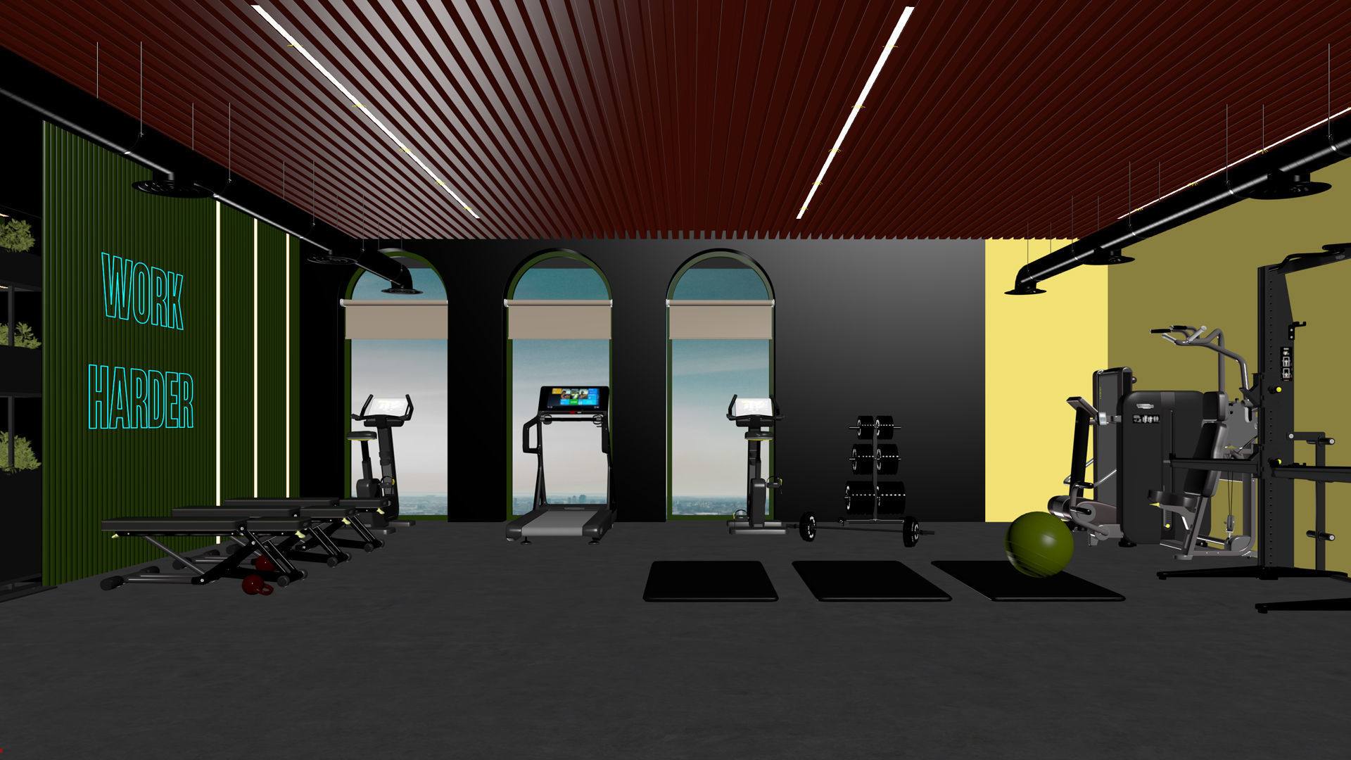 ProVis3D 024 - Gym Room 3D model_13