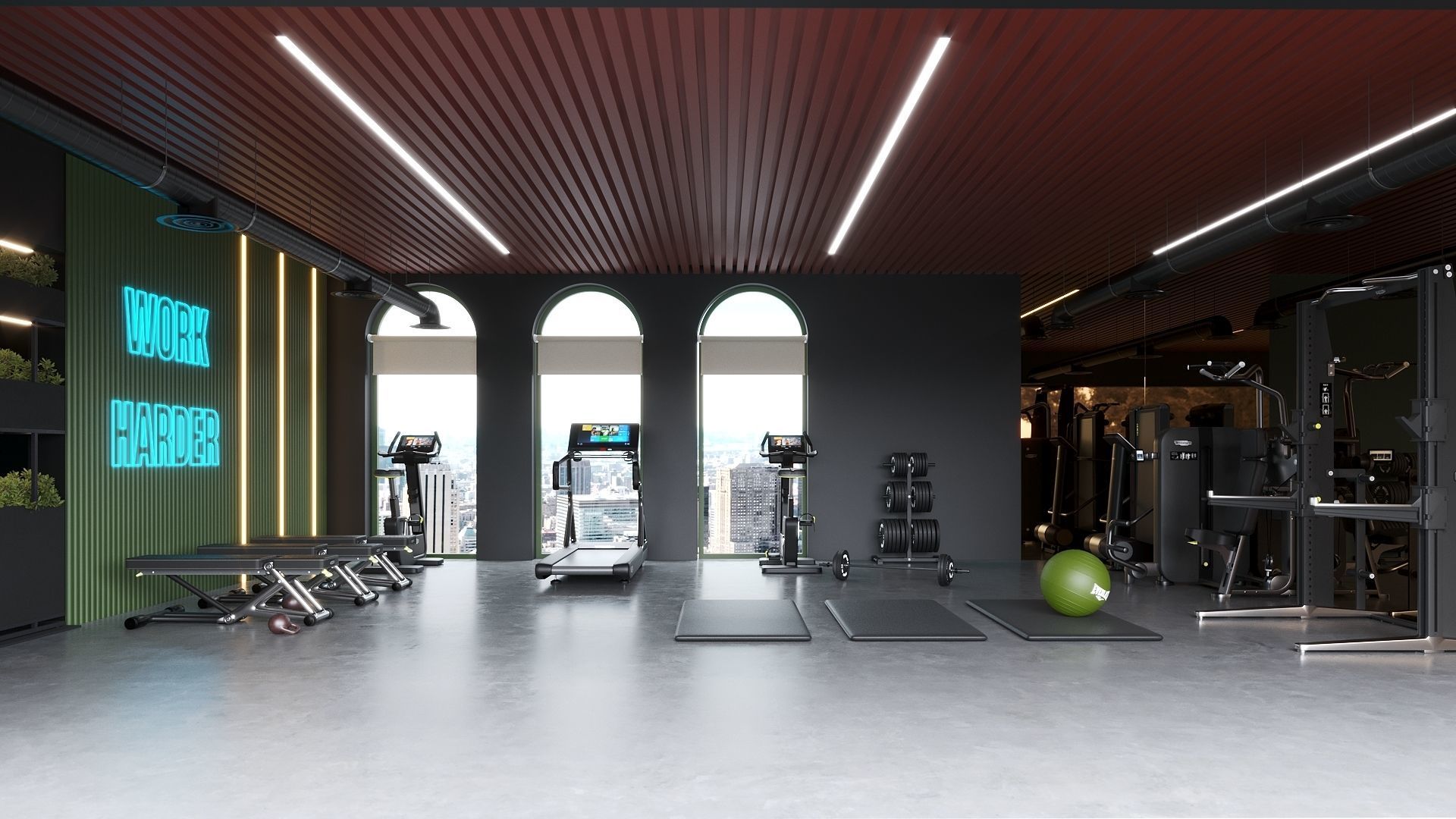 ProVis3D 024 - Gym Room 3D model_6