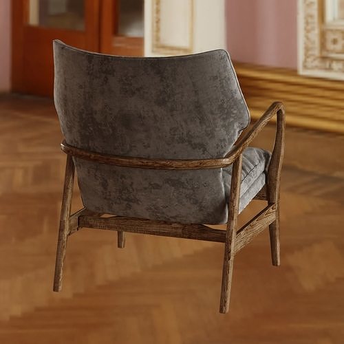armchair jomlin 1 3D model 7
