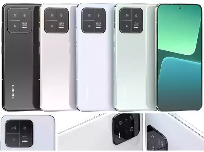 XIAO MI 13 cell phone 3D model