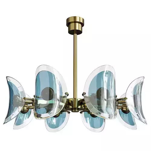 Lily Turquoise Glass circle