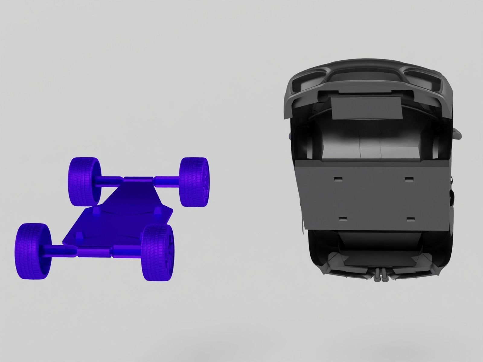 Car Porche Cayman Gt4 3D print model_2