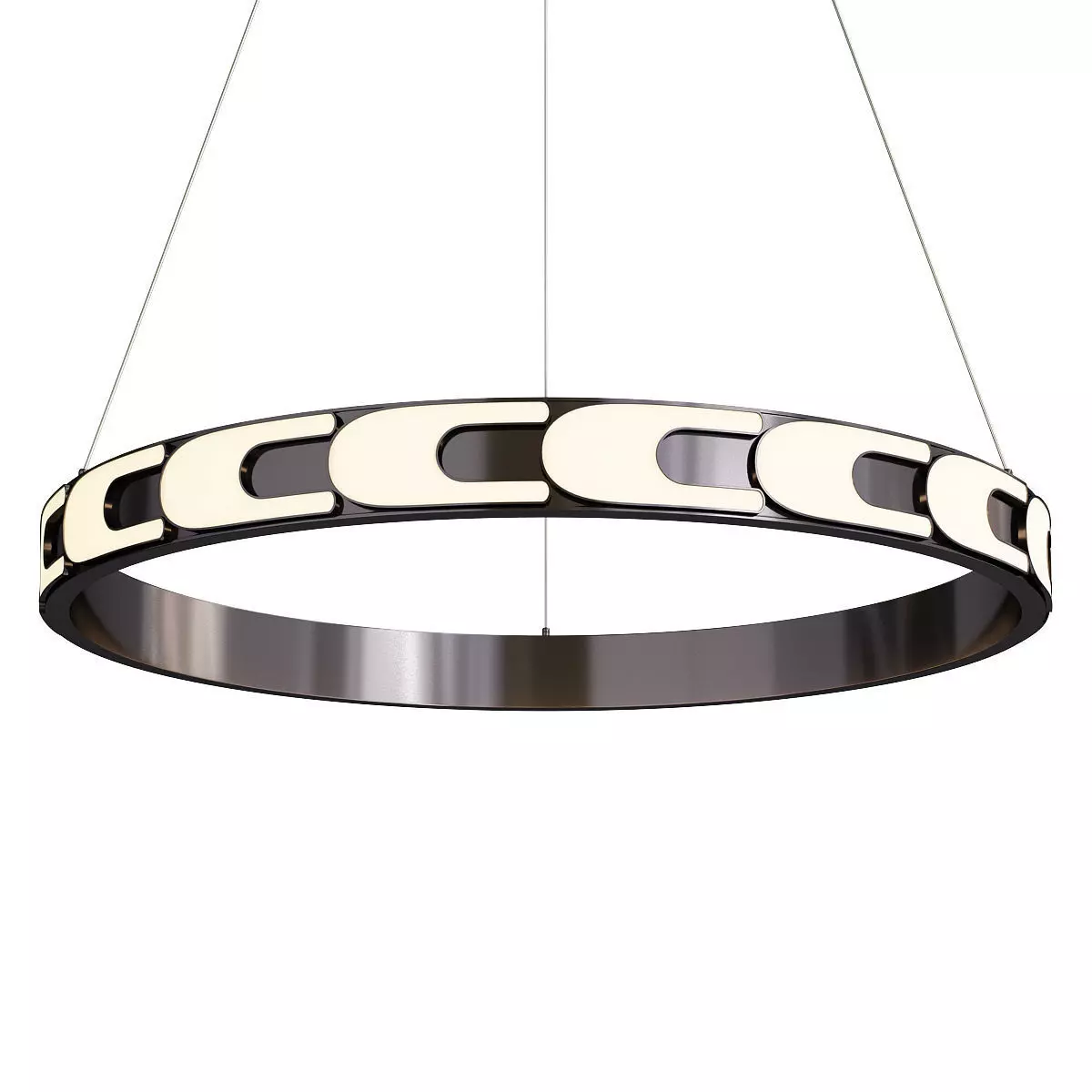 Maoris Ring Horizontal Chandelier D60 Low-poly 3D model_0