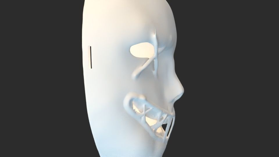 Purge American Full Face Cosplay Mask - Purge Night Mask 3D print model_20