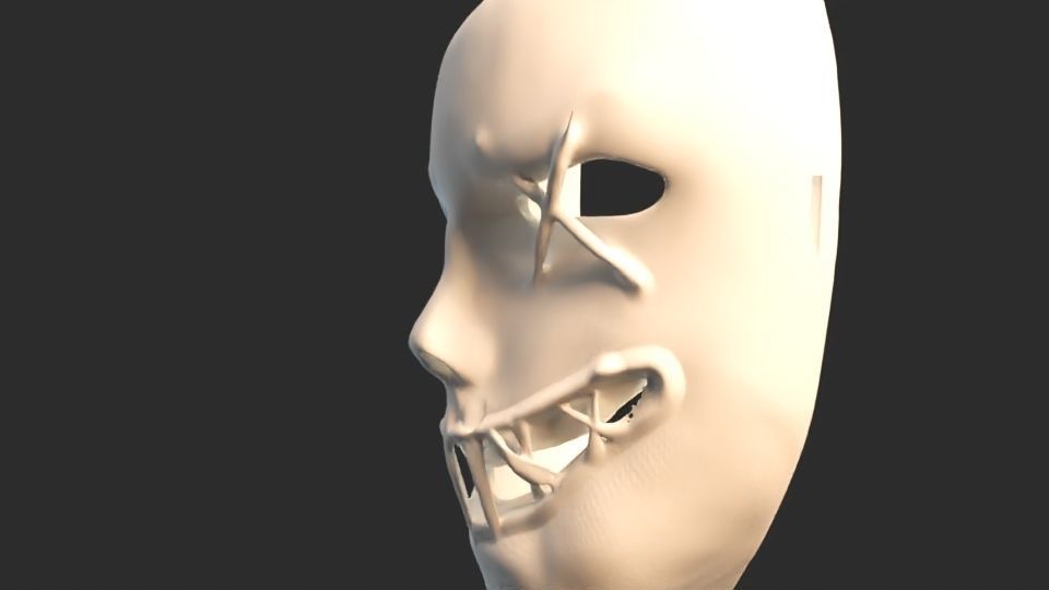 Purge American Full Face Cosplay Mask - Purge Night Mask 3D print model_3