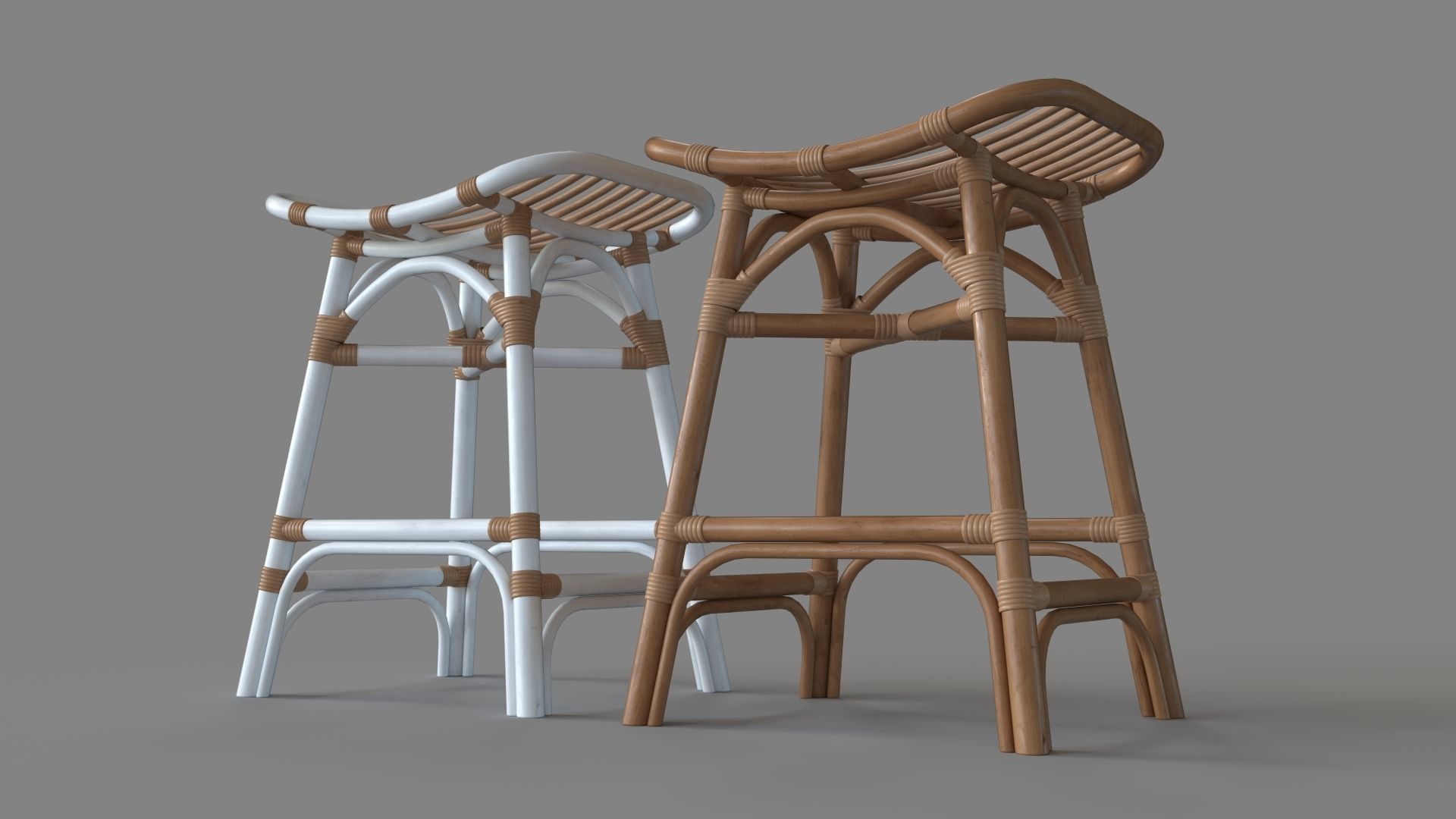 Edeline Counter Stool 3D model_4