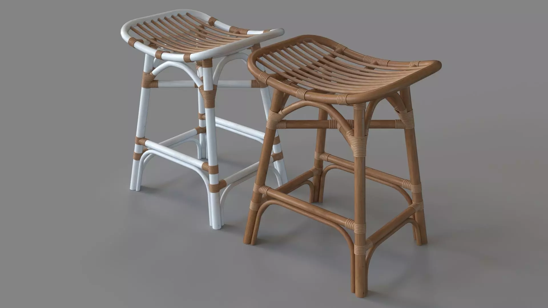 Edeline Counter Stool 3D model_0