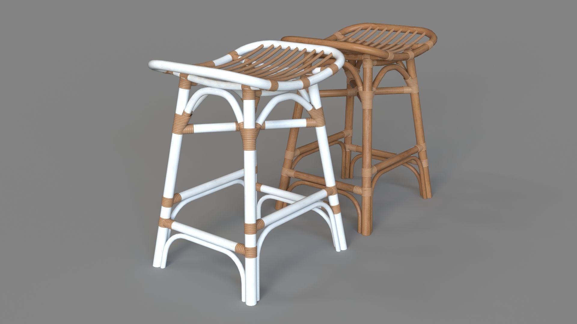Edeline Counter Stool 3D model_2