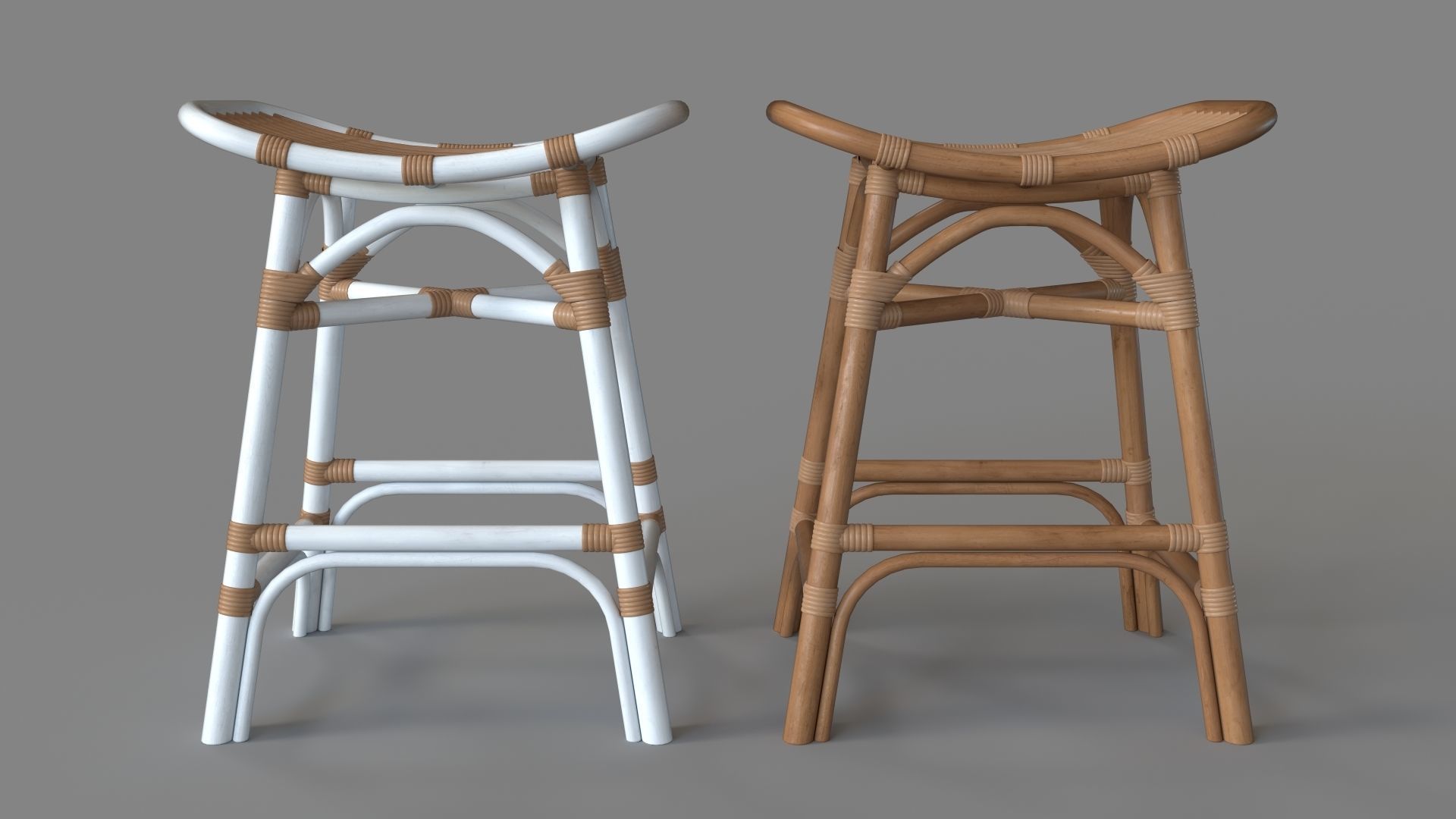 Edeline Counter Stool 3D model_1