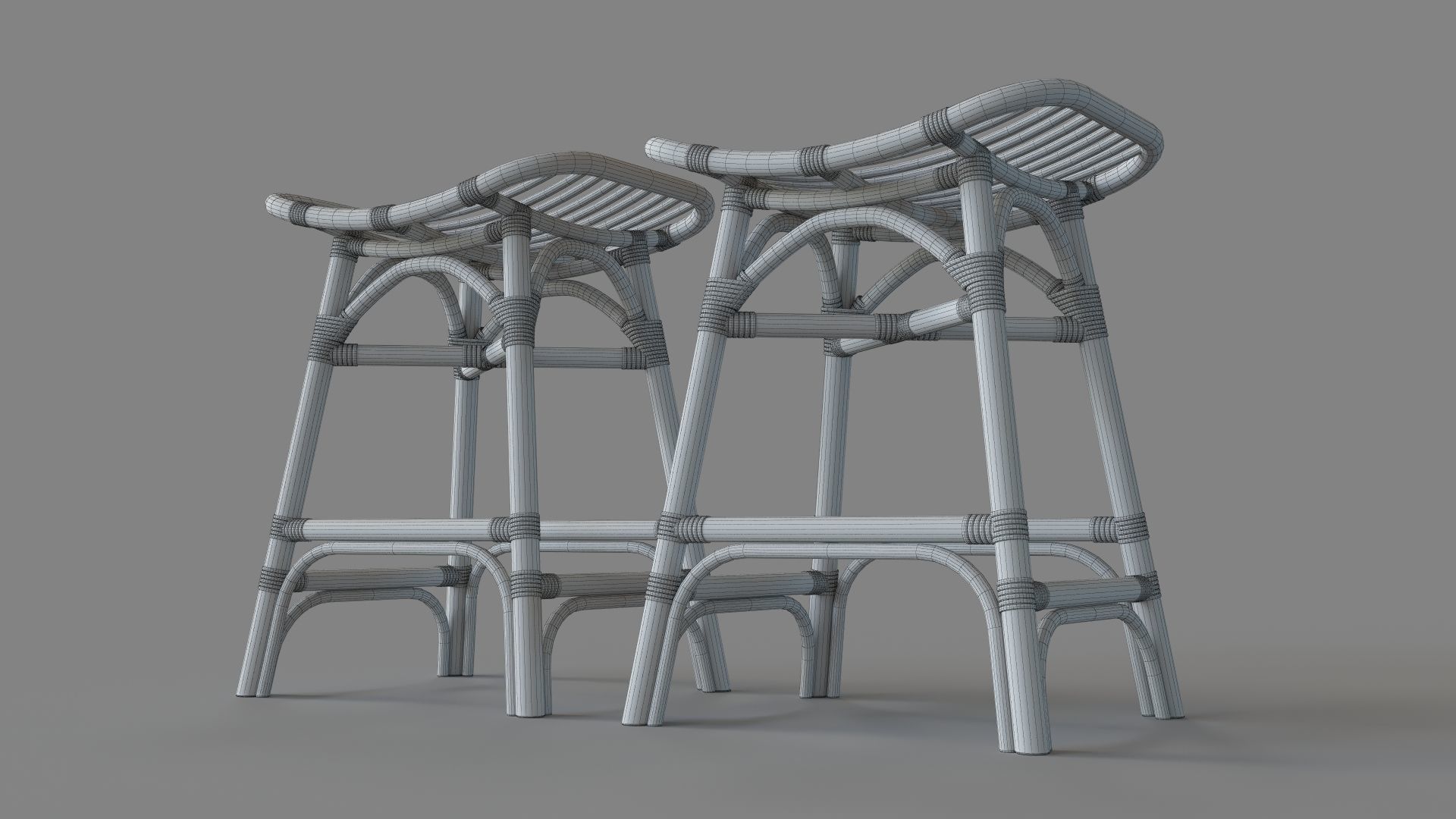 Edeline Counter Stool 3D model_5