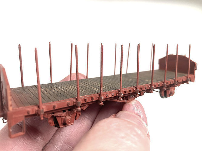 ROLLS-0025 Swedish SJ Litt O Stake Car H0-scale 3D print model 2