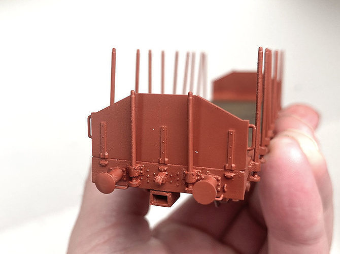 ROLLS-0025 Swedish SJ Litt O Stake Car H0-scale 3D print model 3