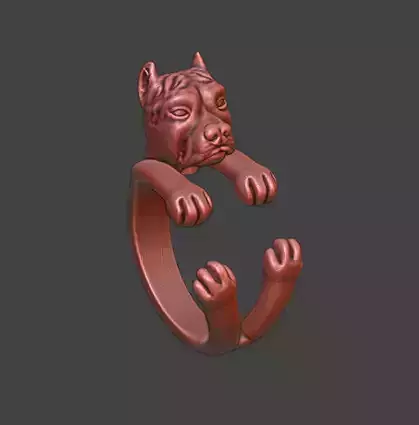 Anillo pitbull ajustable 