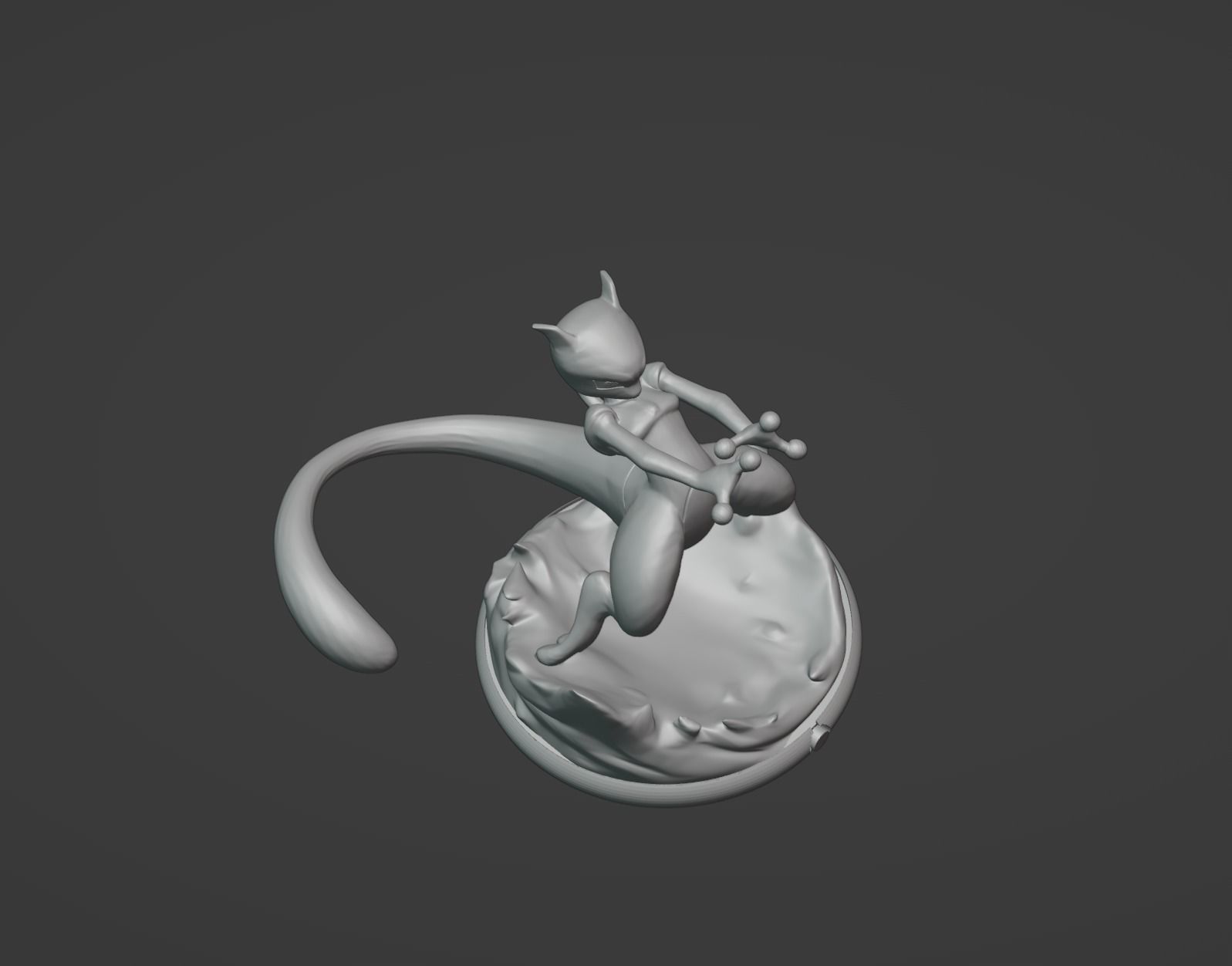 Mewtwo pokemon 3D print model 3D print model_7