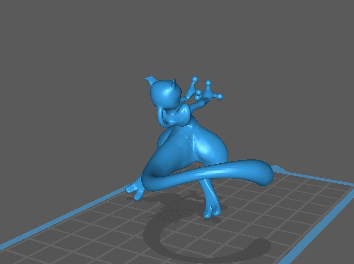 Mewtwo pokemon 3D print model 3D print model_12