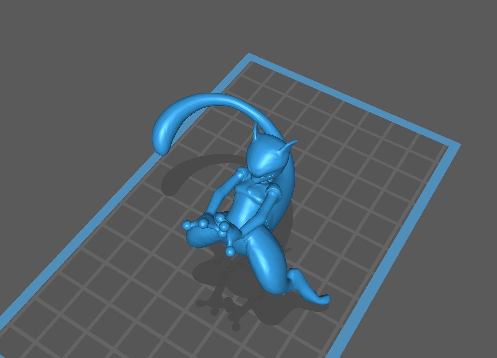 Mewtwo pokemon 3D print model 3D print model_13