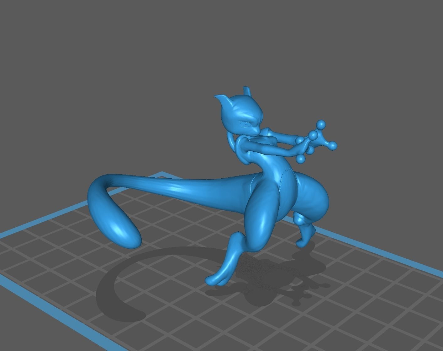 Mewtwo pokemon 3D print model 3D print model_10
