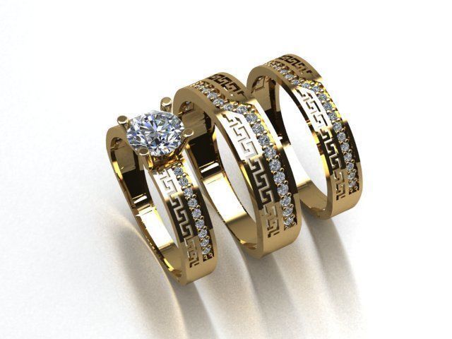 jewelry ring 3D print model_2