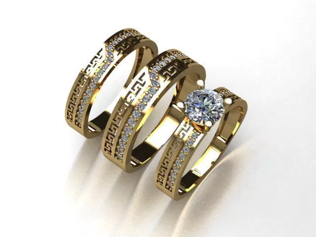 jewelry ring 3D print model_0