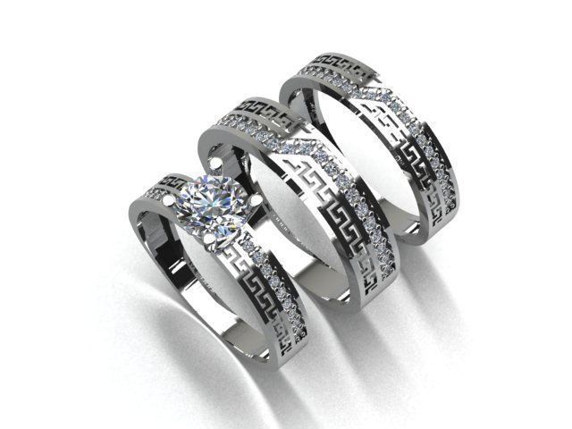 jewelry ring 3D print model_1