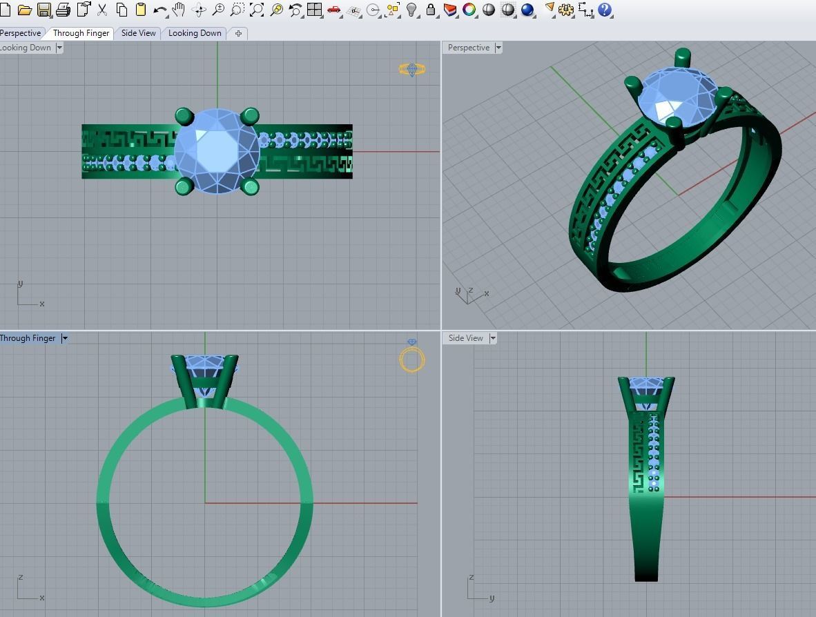jewelry ring 3D print model_24