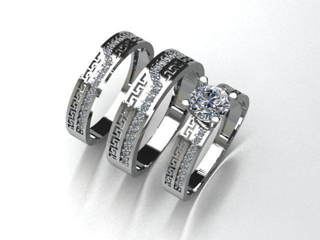 jewelry ring 3D print model_3