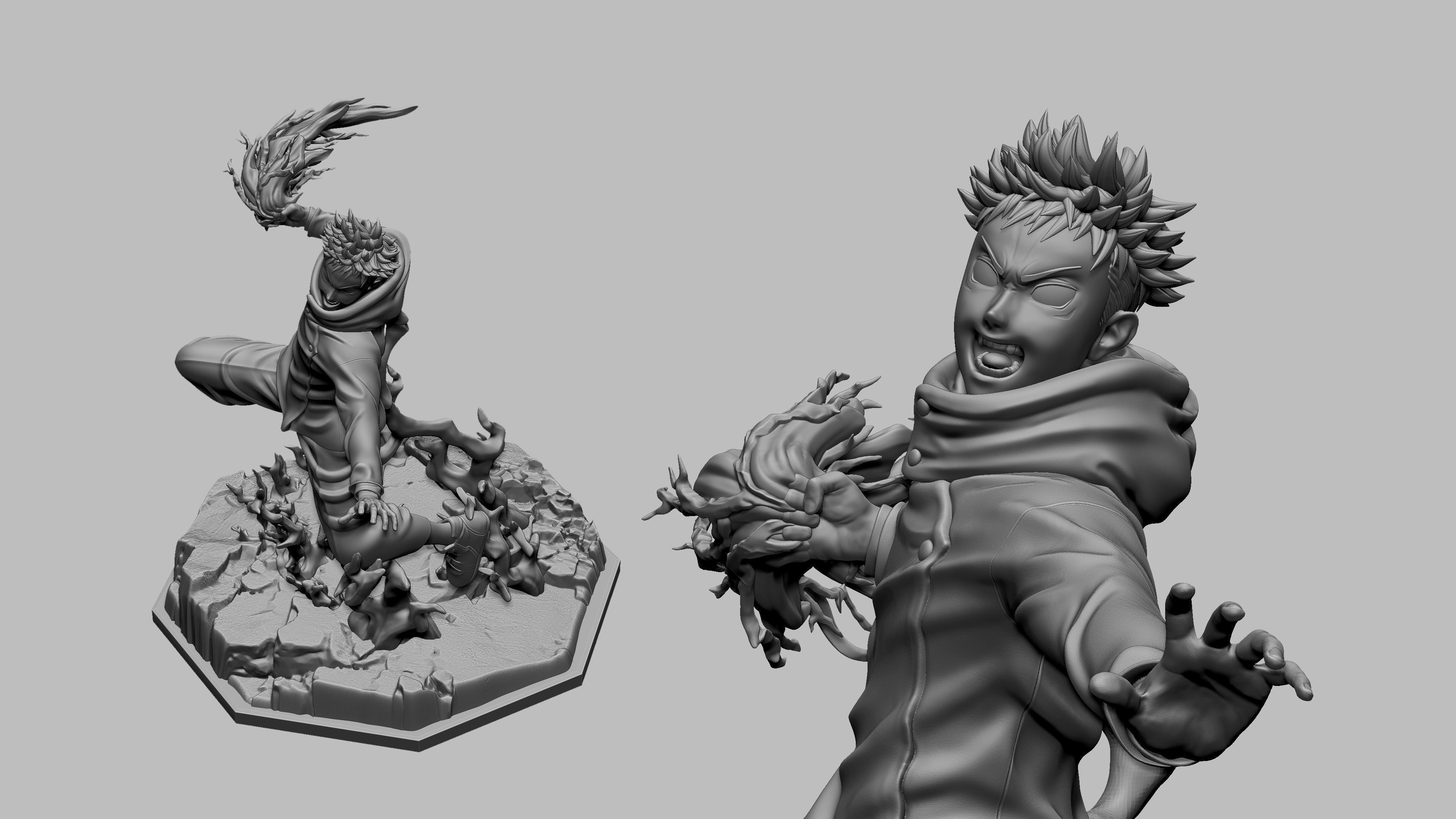 Yuji Itadori - Jujutsu Kaisen 3D print model_6
