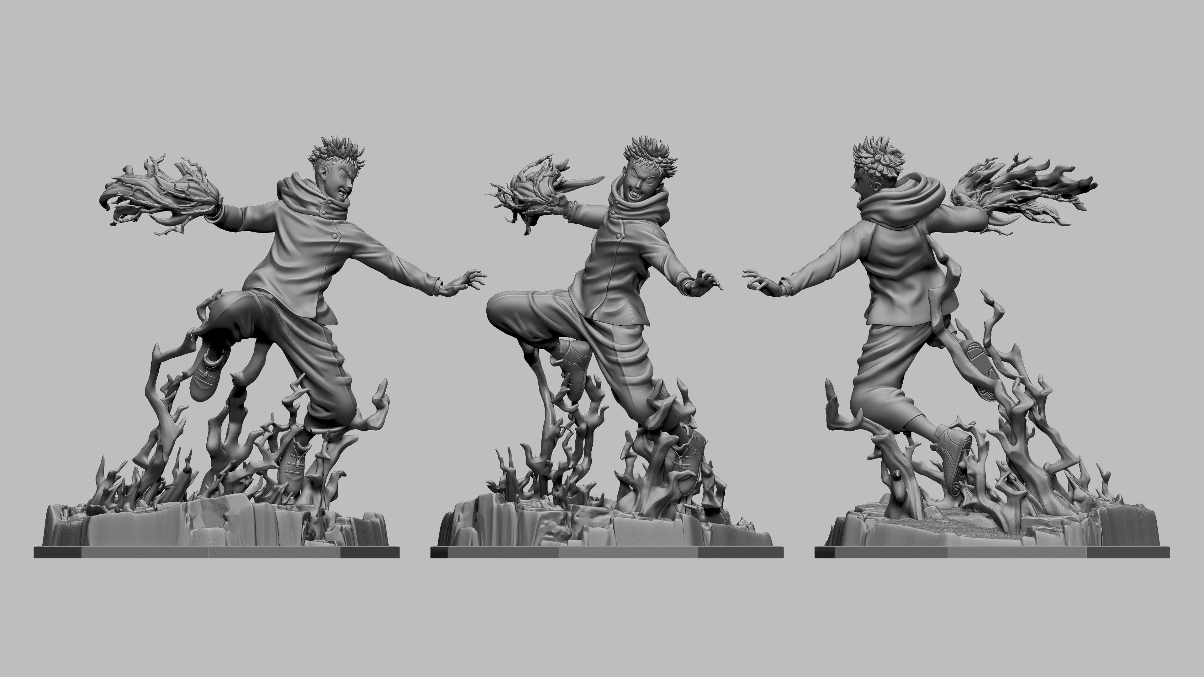 Yuji Itadori - Jujutsu Kaisen 3D print model_7