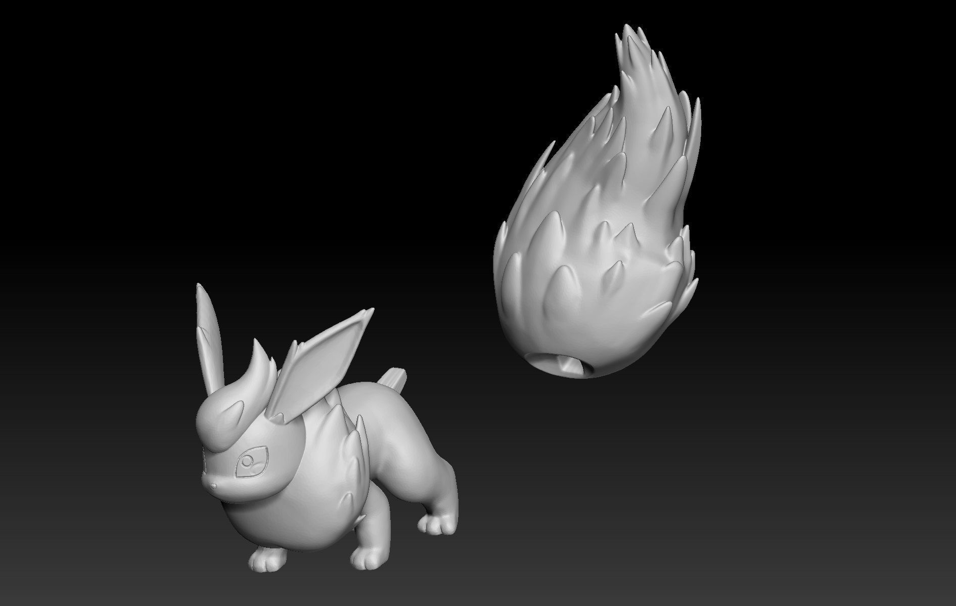 Pokemon Flareon 3D print model_1