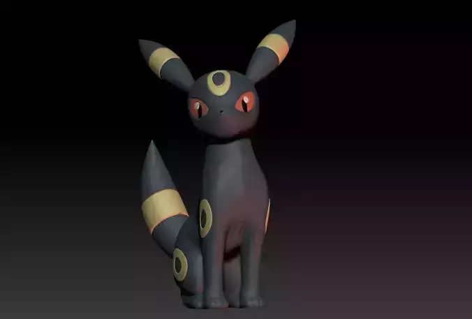 Pokemon Umbreon 3D print model