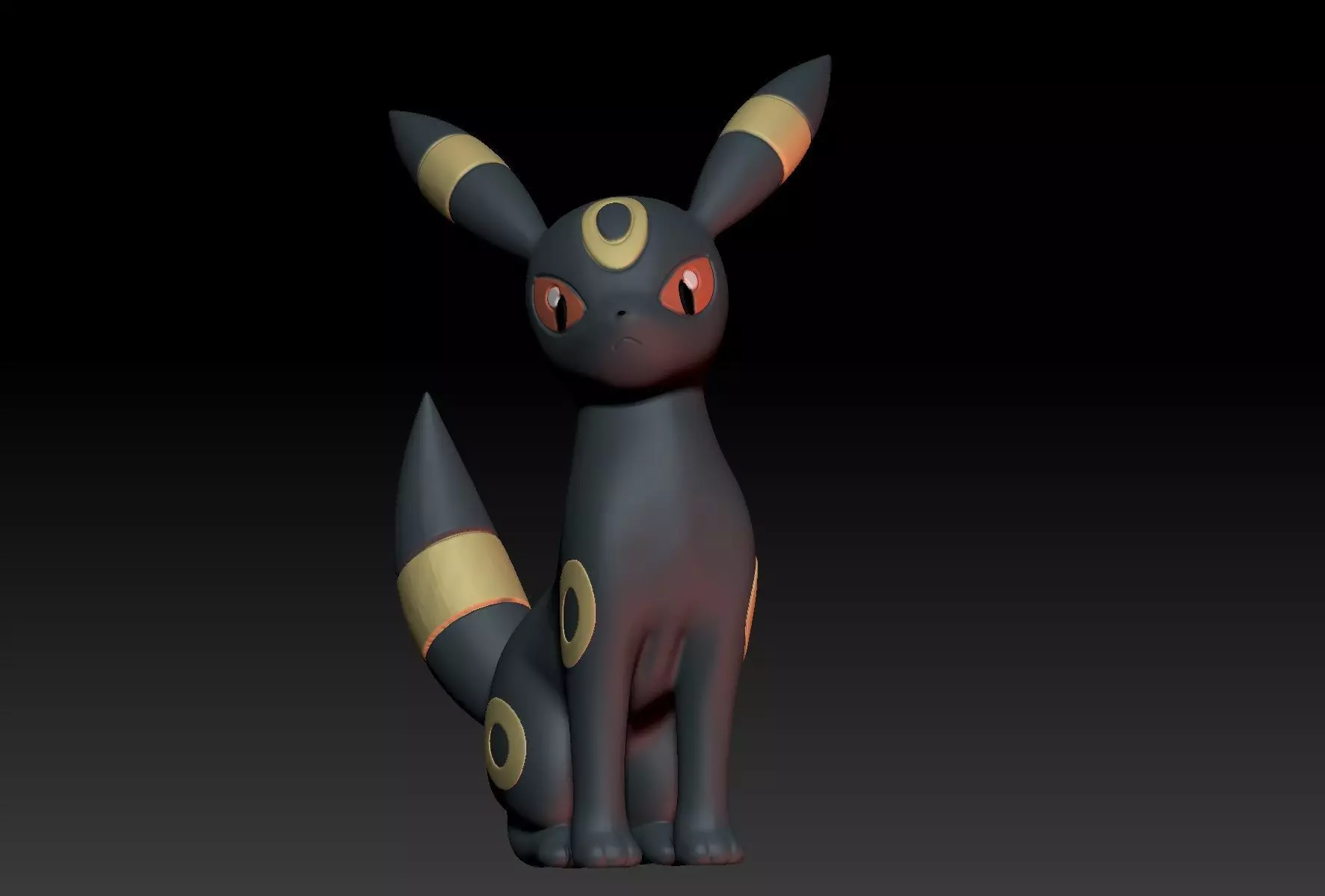 Pokemon Umbreon 3D print model_0