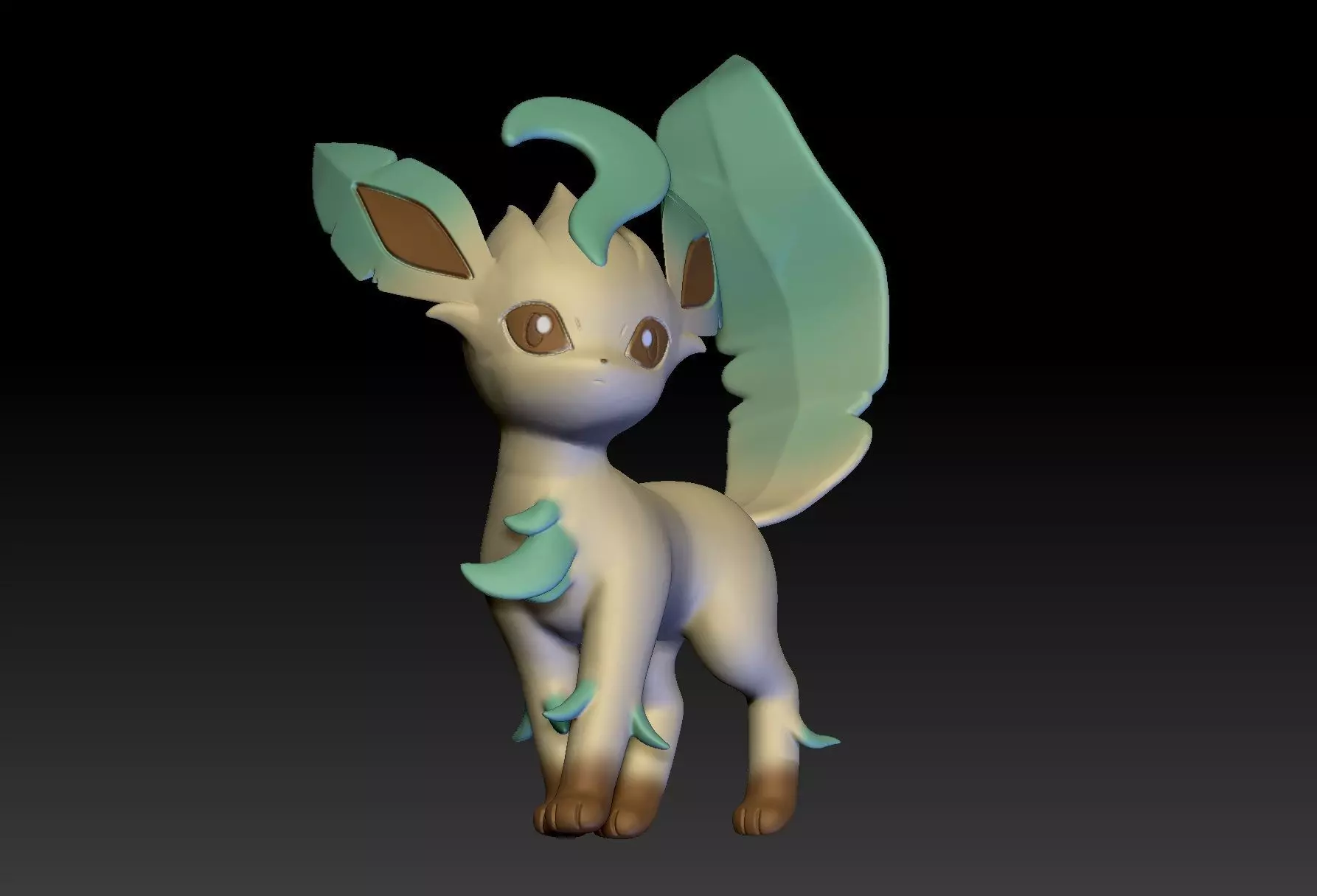 Pokemon Leafeon 3D print model