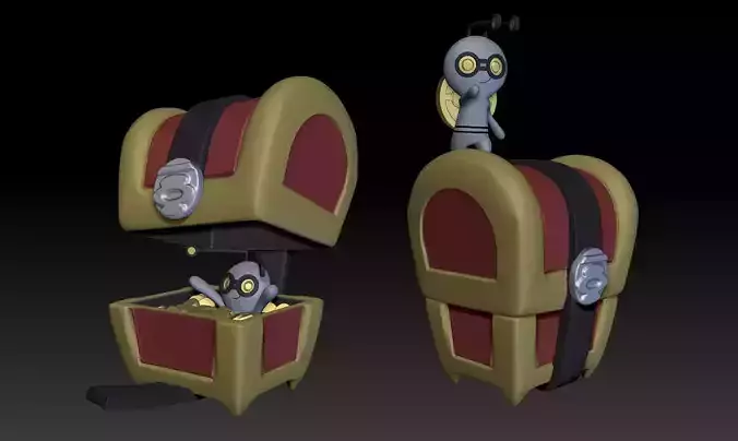 Pokemon Gimmighoul 3D print model