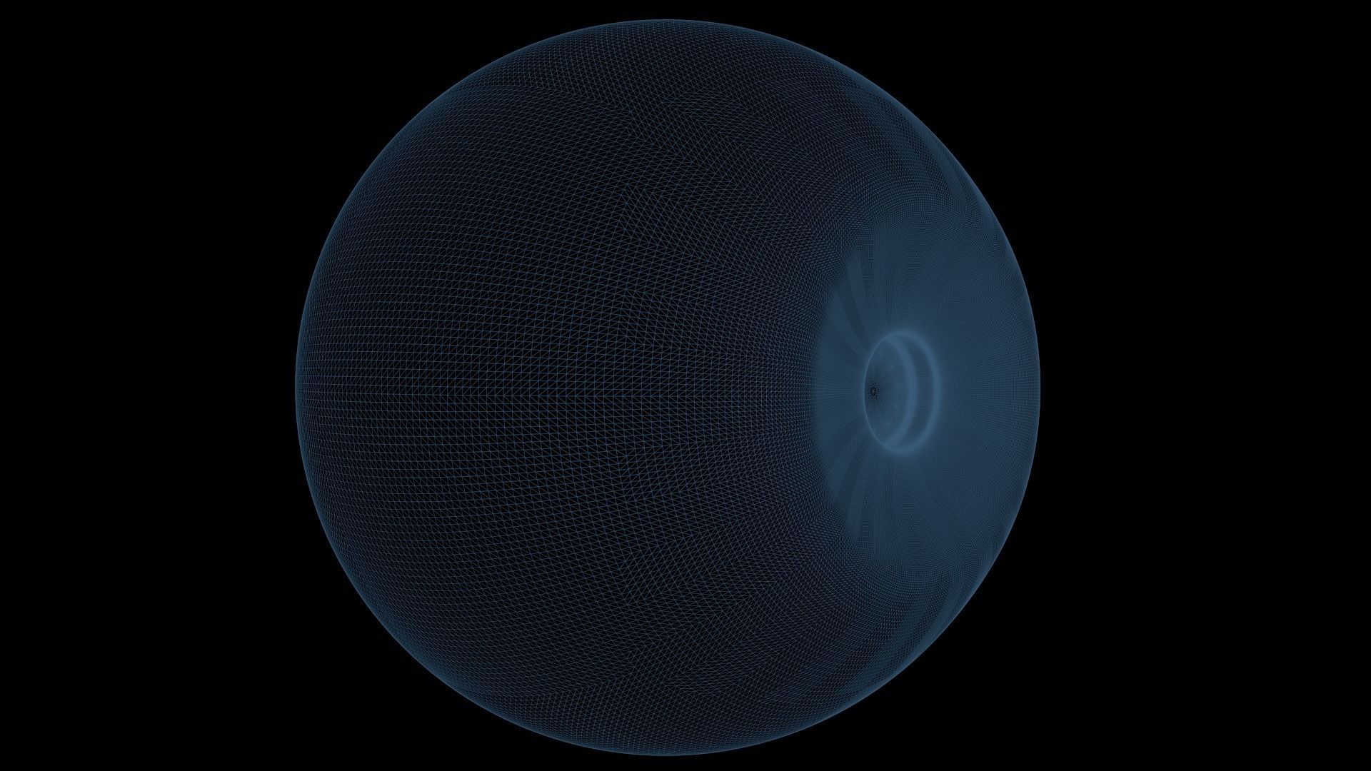 Brown-yellow-green Low-poly 3D model orange eye Low-poly 3D model_17