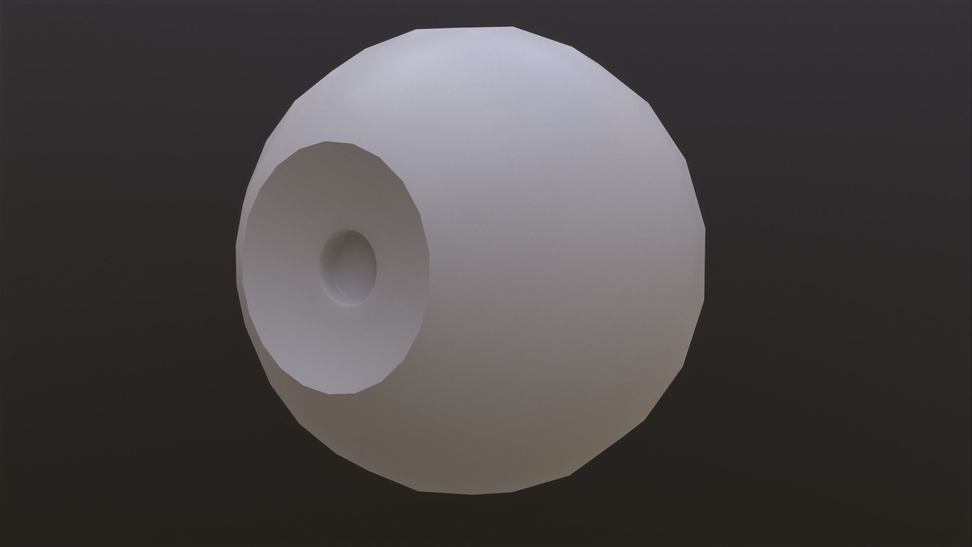 Brown-yellow-green Low-poly 3D model orange eye Low-poly 3D model_7