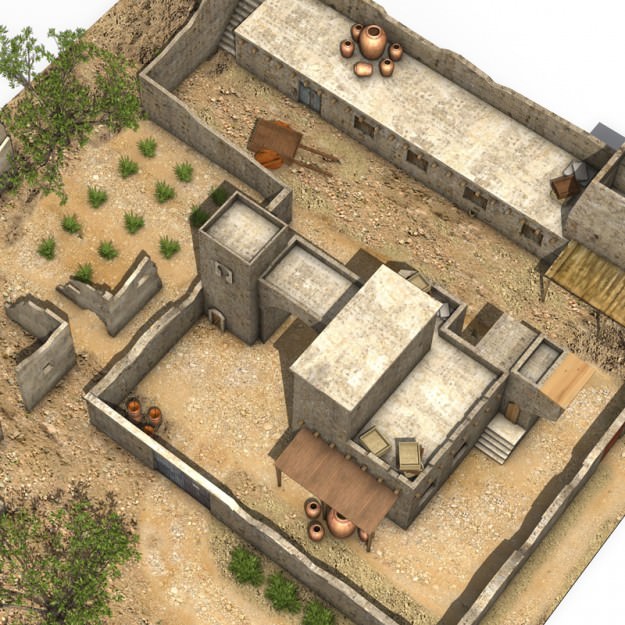 Arab Building 3D model_5